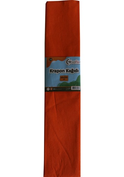Bafix Krapon Kağıdı 10 Lu 50x200 Cm Turuncu Diğer