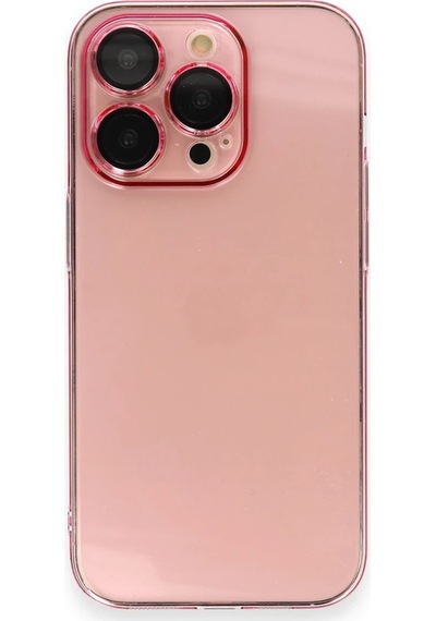 Ilkeshop Newface Apple iPhone Uyumlu 13 Pro Max Kılıf Armada Lensli Kapak - Rose Gold