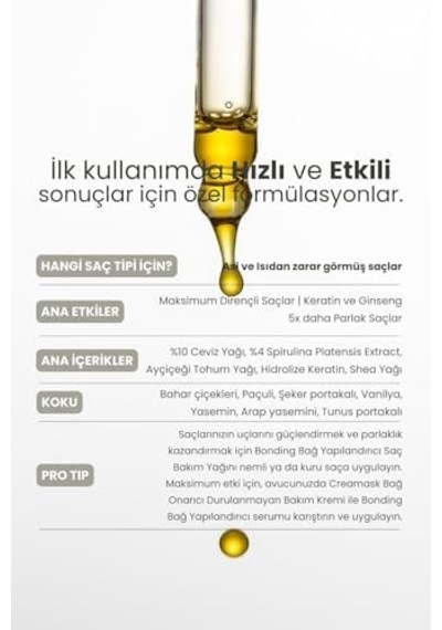Professional Bonding, Bağ Yapılandırıcı Bakım Serumu, 50 Ml