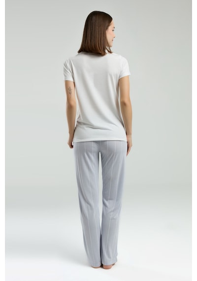 Pierre Cardin Kadın Beyaz Pijama Takımı Pc8978-s-v2 Beyaz