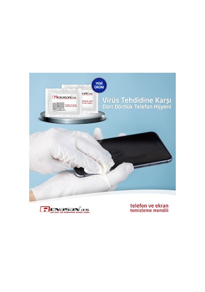 Alkollü Dezenfektan Swab Mendil 100 Kutu 24'Lü 18X13Cm