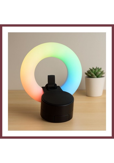 Storeşahin Bluetooth Mini Hoparlör Usb Şarjlı Led Işıklı Telefon Tutucu Shn0720