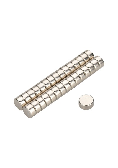 30 Adet Çap 10Mm X Kalınlık 5Mm Güçlü Yuvarlak Neodyum Mıknatıs