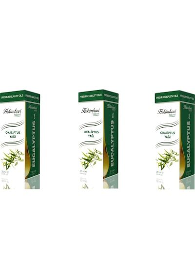 Hekimhan Bitkisel Okaliptus Yağı 3 x 20 ML