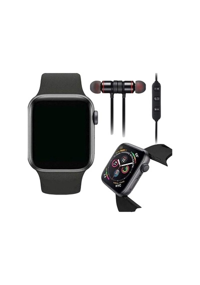 T500 Akıllı Saat Smart Watch Türkçe Menülü Mıknatıslı Mikrofonlu Bluetooth Kulaklık Boyundan