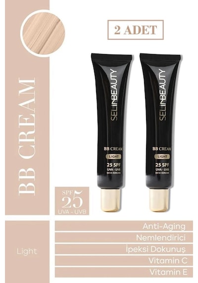Selin Beauty BB Cream SPF25 Light 2 x 40 ML