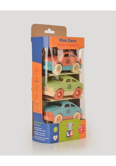 Lc 3'lü Minik Arabalar Seti - Lc-30812 Yeşil