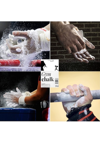 12 Kalıp Sporcu Magnezyum Tebeşir Tozu 500gr Gym Chalk Beyaz