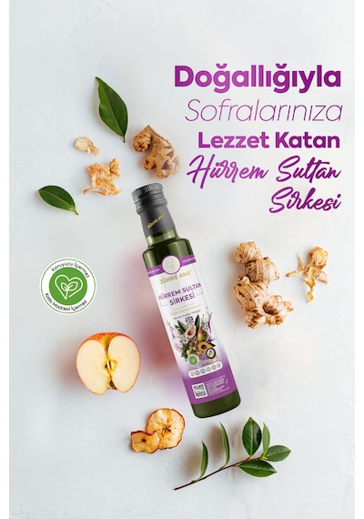 Hürrem Sultan Sirkesi Doğal Fermantasyon Hurrem Sultan Vinegar 500 Ml