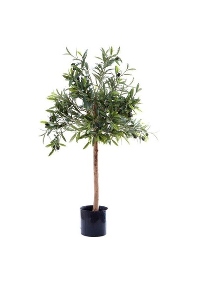 Yapay Zeytin Ağacı 120Cm Tek Gövdeli Doğal Gerçek Görünümlü Yapay