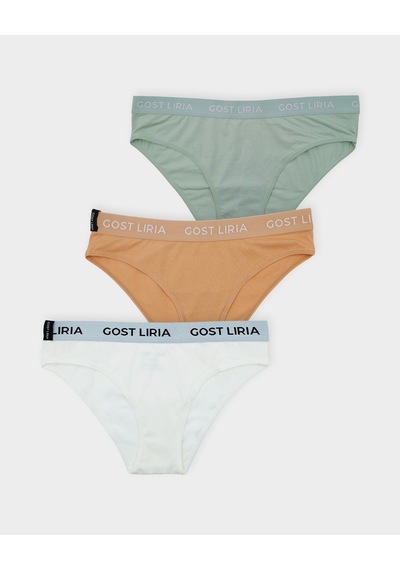 Gost Liria Pearl Kadın Slip 3 Lü Paket - Çok Renkli Çok Renkli