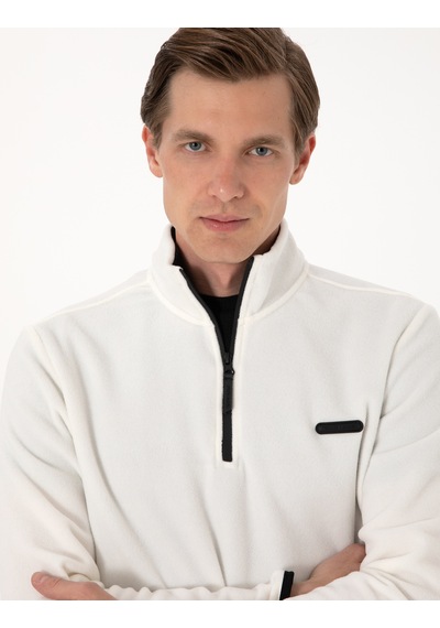 Pierre Cardin Erkek Beyaz Sweatshirt 50314056-vr013 Beyaz