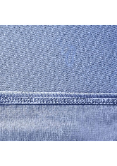 Soft King Size Lastikli Çarşaf - Mavi - 180x200 Cm Renkli