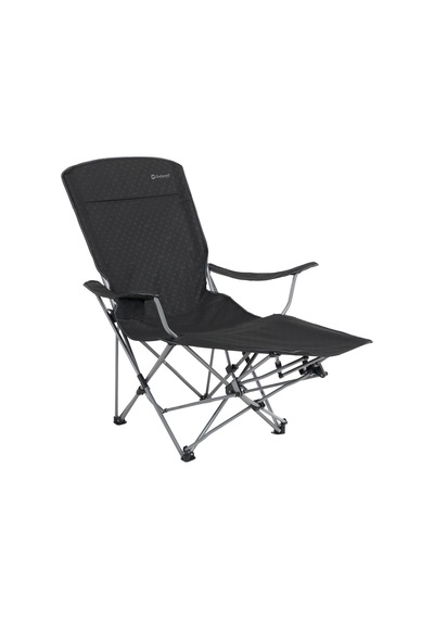 Outwell Catamarca Lounger Deluxe Ayak Uzatmalı Katlanır Kamp Sandalyesi Siyah