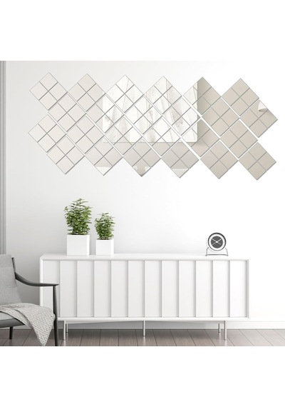 4 Adet Kendinden Yapışkanlı Pleksi Ayna Levha, Kırılmaz Akrilik Duvar Aynası, Dekoratif Ve Modern Yapıştırmalı Panel, Hafif Parlak Pleksi Duvar Dekoru, Ev Ve Ofis 4, Silver, 15x15 & 4 Adet Kendinden Yapışkanlı Pleksi Ayna Levha, Kırılmaz Akrilik Duvar Aynası, Dekoratif Ve Modern Yapıştırmalı Panel, Hafif Parlak Pleksi Duvar Dekoru, Ev Ve Ofis 4, Silver, 15x15 &