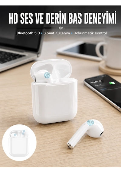 2.nesil Tws Bluetooth Kulaklık Yüksek Ses Kaliteli Yeni Nesil