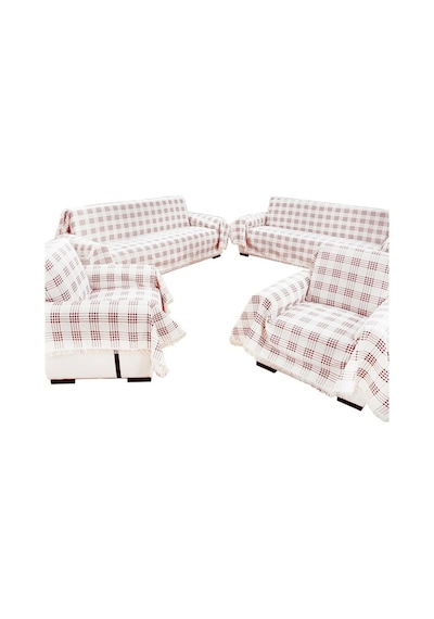 Kartex Home Koltuk Örtüsü Takımı Buldan Işi 4 Parça Maxı