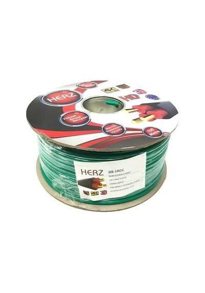 Herz Rg6u4 Uydu Anten Kablosu 100metre Beyaz - Yeşil