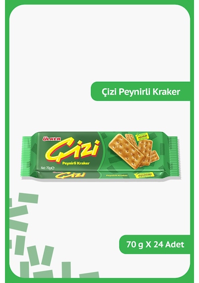 Ülker Çizi Kraker 24 x 70 G