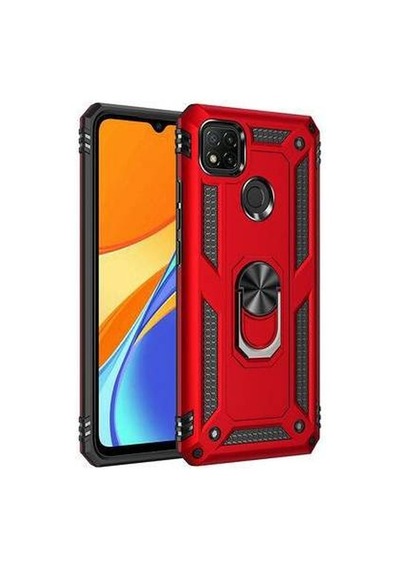 Xiaomi Redmi 9c Kılıf Zore Vega Silikon Zırh Kılıf Siyah