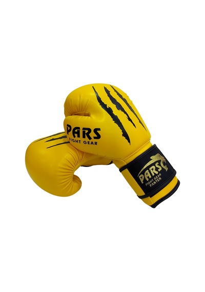 Pars Panter Boks Kick Boks Muay Thai Eldiveni Sarı