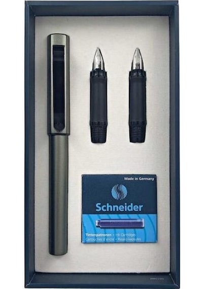 Schneıder Base Metalik D.kalem Hediye Seti Füme Füme