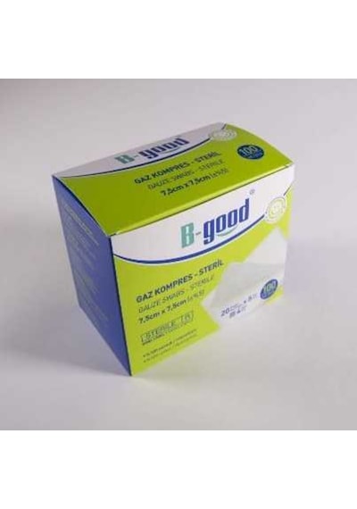 B-good Steril Kompres Gazlı Bez 7.5 x 7.5 CM 2 x 100