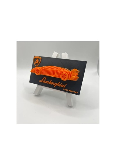 Lamborghini Katmanlı 1:24 Ölçekli Dekor