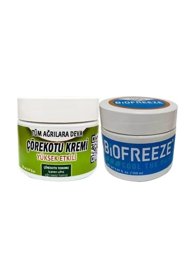 Hubrendy Sh Biofreeze Çörek Otu Kremi Orta Boy 100 Ml Krem + Biofreeze Cool The Paincream 150 Ml