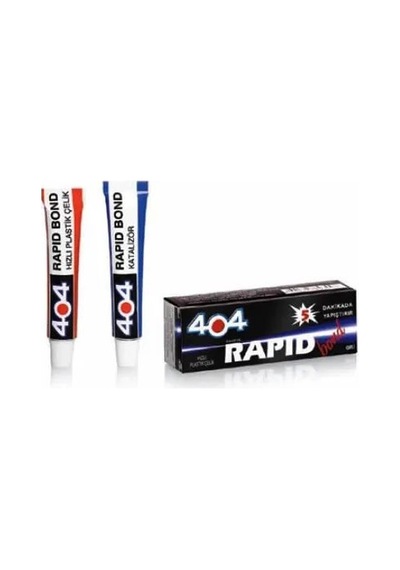 Özkaya 404 Plastik Çelik Rapid Bond Hızlı Yapıştırıcı 16gr - Şeffaf