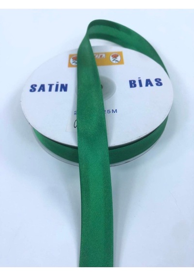 FdayAksesuar Yeşil Saten Biye 2 Cm 1 Metre FRDY27454