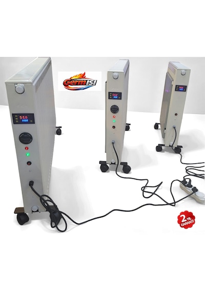 Germısı Hybrit İnverter Elektrikli Petek Radyatör 3kademe Turbo Modlu 60x90cm 500WATT-1500watt