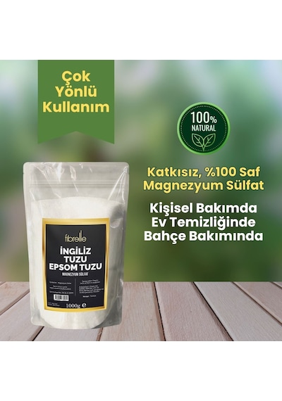 Fibrelle İngiliz Tuzu Epsom Tuzu 1 KG