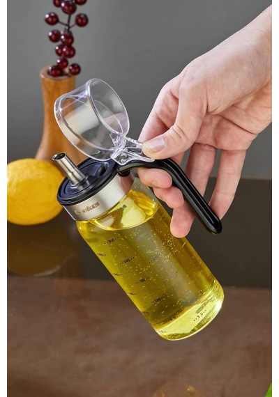 Cooker 300 Ml Borosilikat Cam Yağlık Ckr3852 Siyah