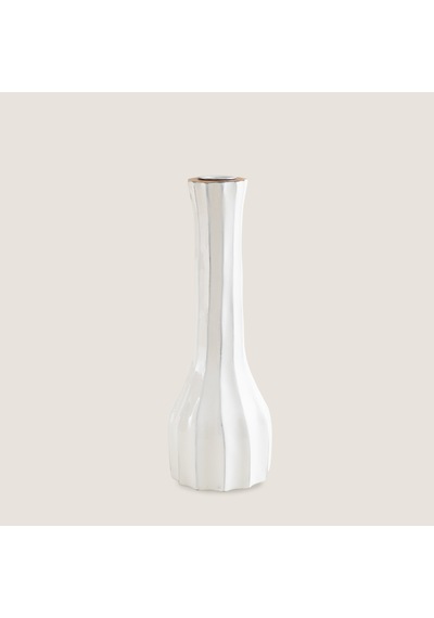 Vintage Şamdan 25 Cm Natural