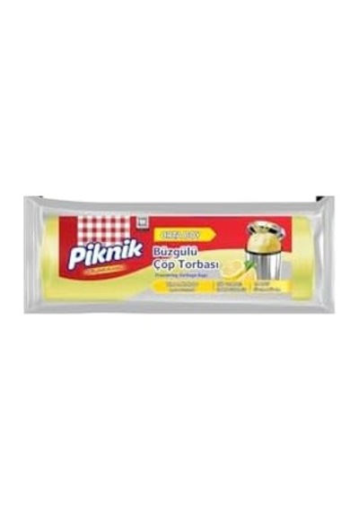 Çöp Torbası Büzgülü Orta 15'li Limon 2106