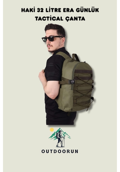 Outdoorun Haki 32 Litre Günlük Tactical Çanta Haki