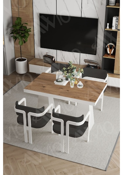 Avvio Angelos Lake Mdf Ayak Tokyo Demonte Sandalye 80x120 Yemek Masası Mutfak Masası 4 Kişilik Akça Avvio Angelos Lake Mdf Ayak Tokyo Demonte Sandalye 80x120 Yemek Masası Mutfak Masası 4 Kişilik Akça