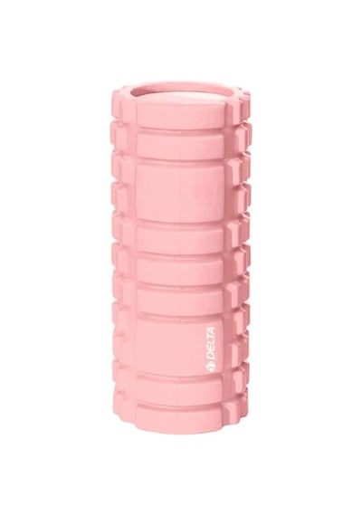 Delta Yüksek Yoğunluk Orta Sert Foam Roller Masaj Köpüğü Pembe Pembe