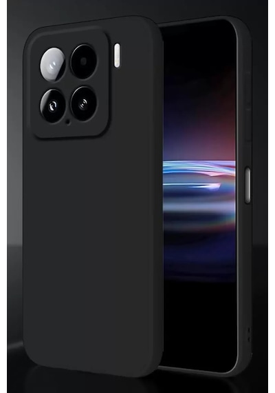 Newface Xiaomi Mi 15 Pro Kılıf Nano İçi Kadife Silikon - Siyah