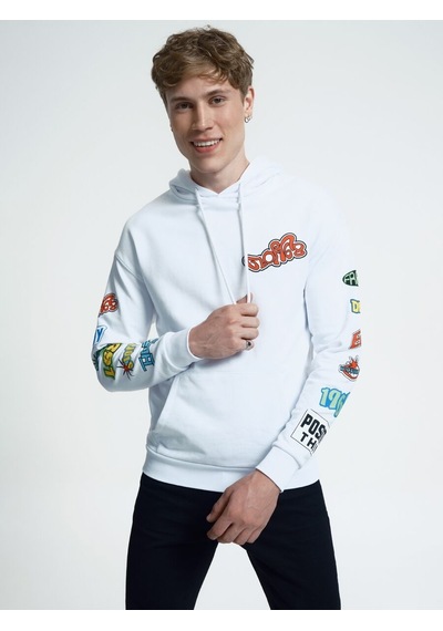 LOFT Oversize Fit Erkek Sweatshirt Lf2034200 Q1.v1 Beyaz
