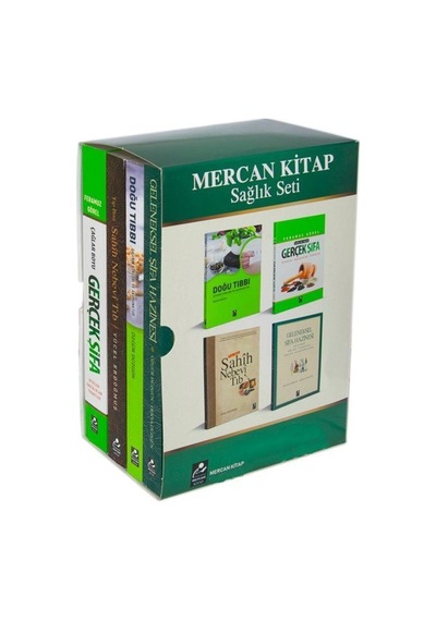 Mercan Sağlık Seti  - Gerçek Şifa Doğu Tıbbı Nebevi Tıp Şifa Hazinesi  - 4 Kitap Kutulu Set  - Derya Düzgün  - Mercan Kitap