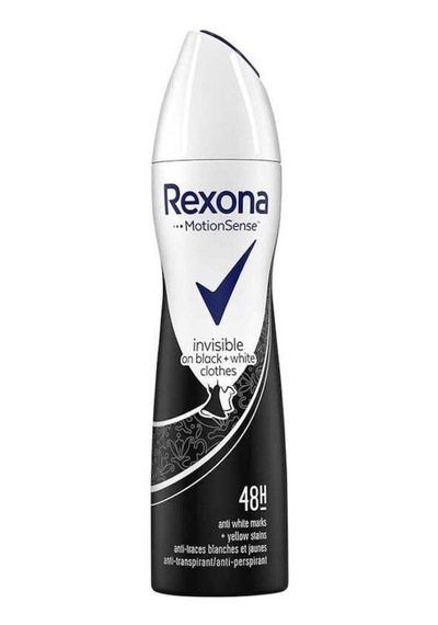 Rexona Invisible Black+White Kadın Sprey Deodorant 150 ML