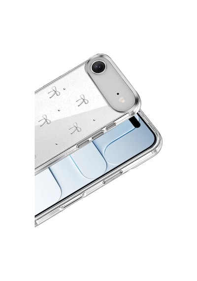 Newface Apple İphone 17 Air Fiyonk Desenli Kapak - Desen 5 Şeffaf