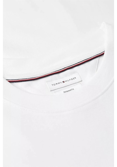 Tommy Hilfiger Pamuklu Regular Fit Bisiklet Yaka T Shirt Erkek T Shirt Mw0mw43203 Ybr Beyaz
