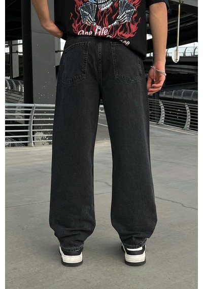 Flaw Basic Baggy Jean Antrasit Antrasit