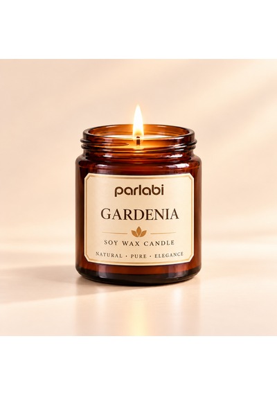 Gardenya Kokulu Mum %100 Soya Wax Amber