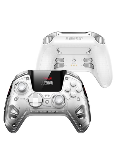 Beitong KP50 Hall Effect LCD Ekranlı Kablosuz Beyaz Gamepad