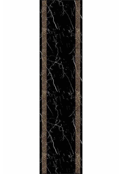 Siyah Gold Kaymaz Özel Ölçü Rulo Yolluk Ar312n11 Siyah - Gold