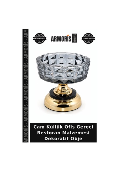 Cam Küllük Ofis Gereci Restoran Malzemesi Dekoratif Obje Şeffaf